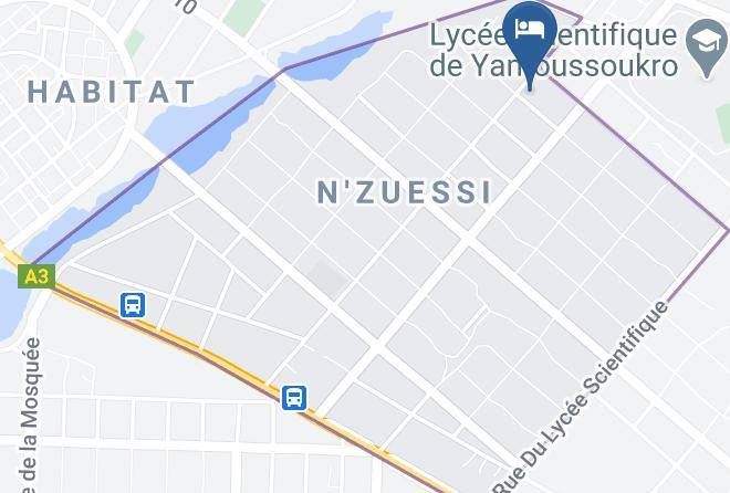 Yamoussoukro - Hotel Assandy Maps