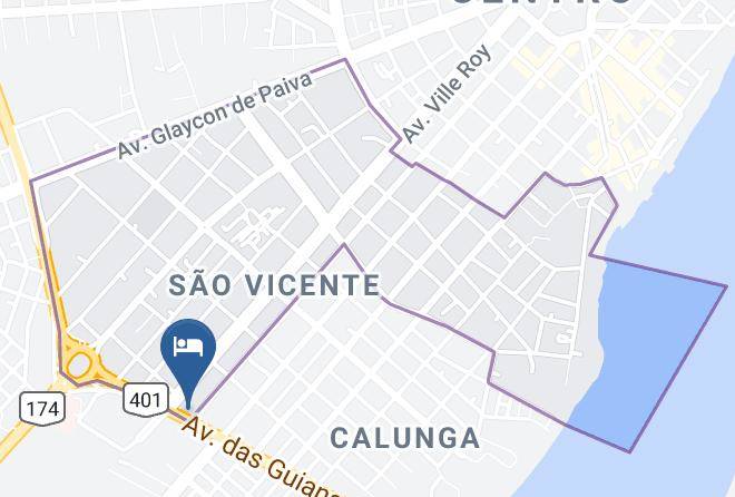 Boa Vista - Hotel Assis Novo Paraiso Maps