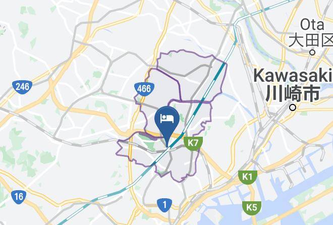 Yokohama City Kohoku Ward - Hotel Associa Shin Yokohama Maps