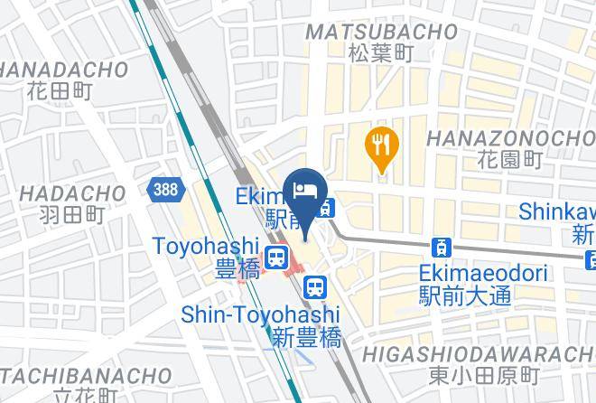 Toyohashi City - Hotel Associa Toyohashi Maps
