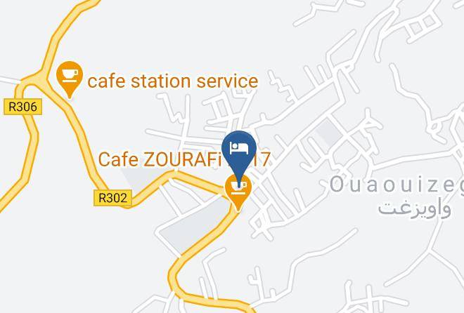 Tadla Azilal - Hotel Assounfou Ouaouizeght Maps