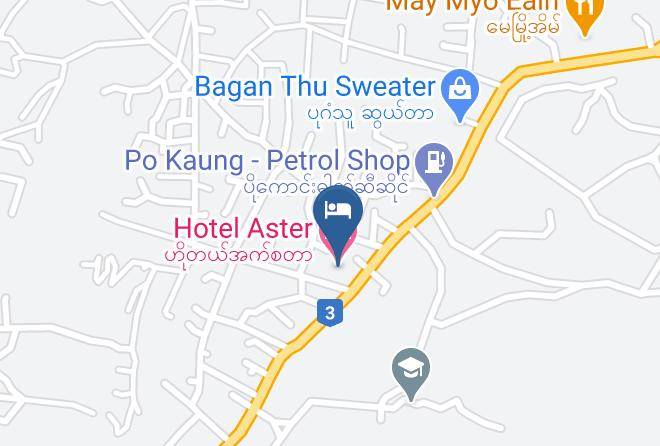 Pyinoolwin - Hotel Aster Maps