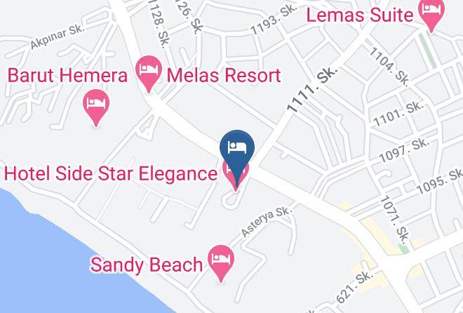Manavgat - Otel Asteria Maps
