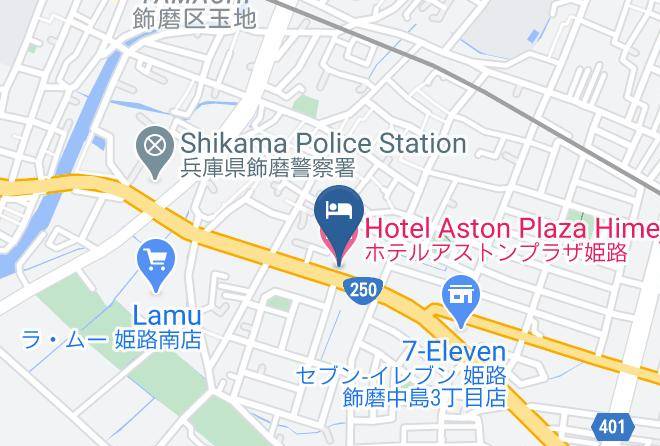 Himeji City - Hotel Aston Plaza Himeji Maps