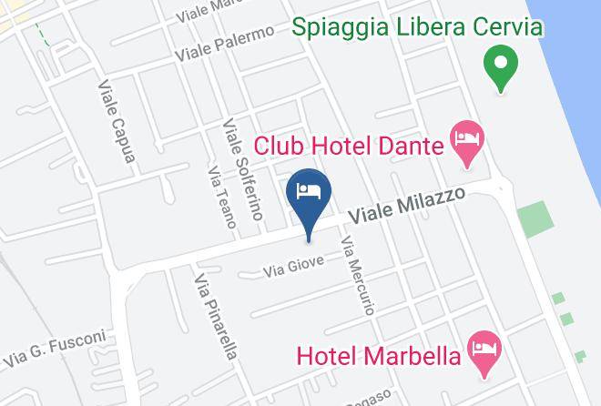 Ravenna - Hotel Verde Luna Maps