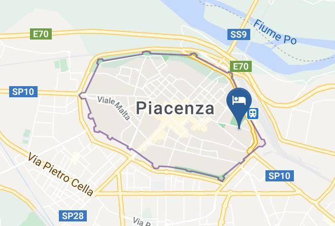 Piacenza - Hotel Astor Maps