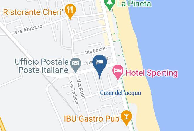 Teramo - Hotel Astor Maps