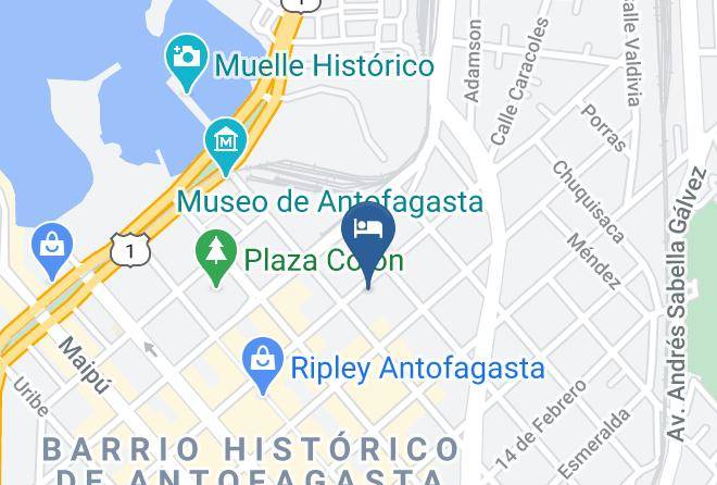Antofagasta Province - Hotel Astore Suites Maps