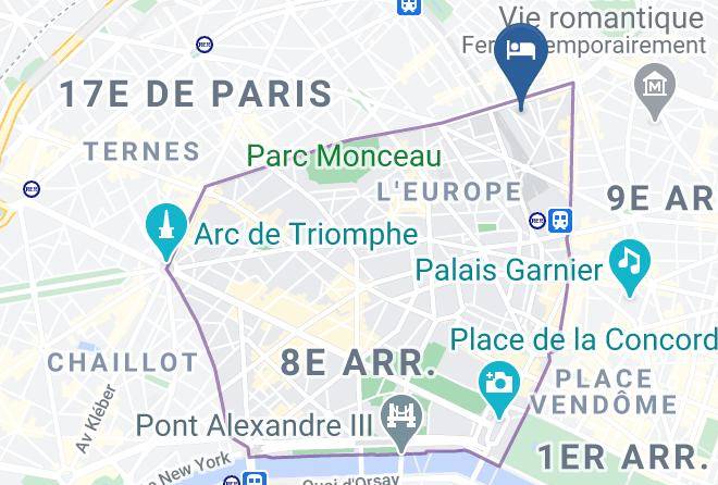 Paris - Hotel Astoria Astotel Maps