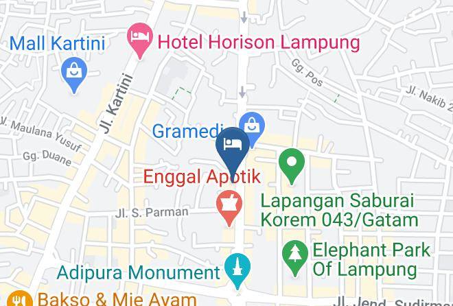 Bandar Lampung - Hotel Astoria Maps