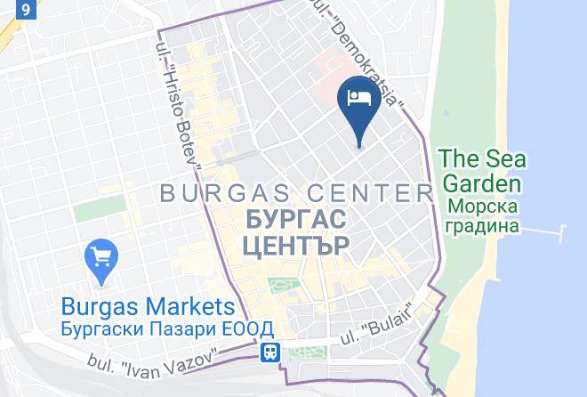 Burgas - Hotel Astoria Maps