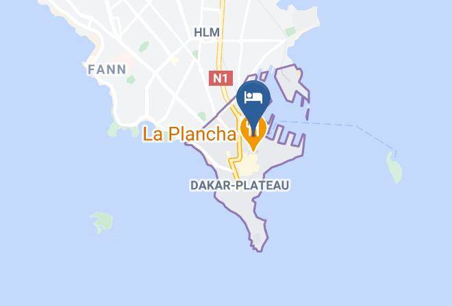 Dakar - Astoria Hotel Maps