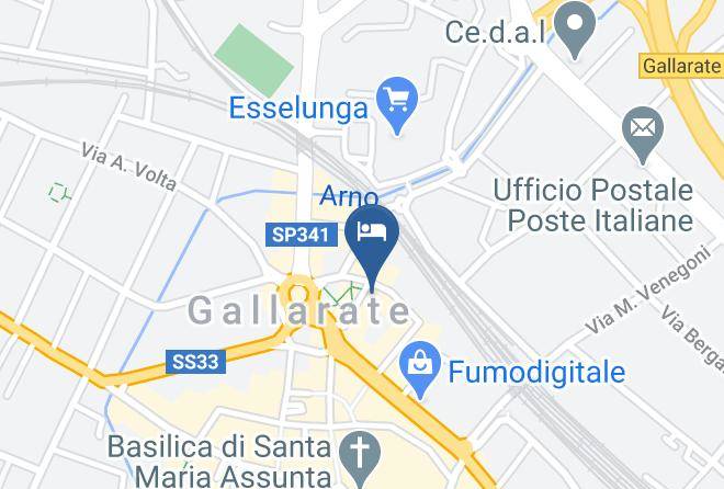 Varese - Hotel Astoria Gallarate Malpensa Maps