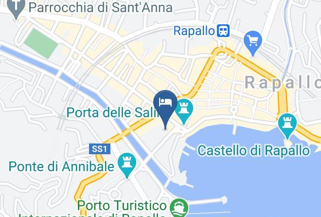 Astoria Hotel Rapallo Map