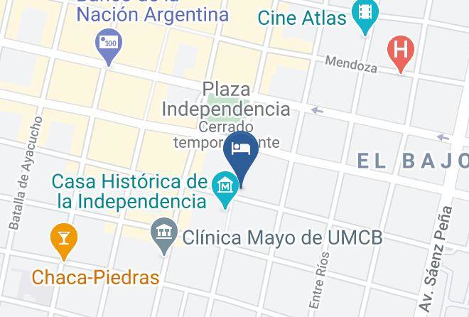 Tucuman City - Hotel Astoria Maps