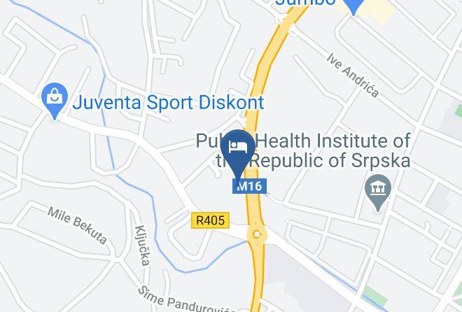 Banja Luka - Hotel Astorya Maps