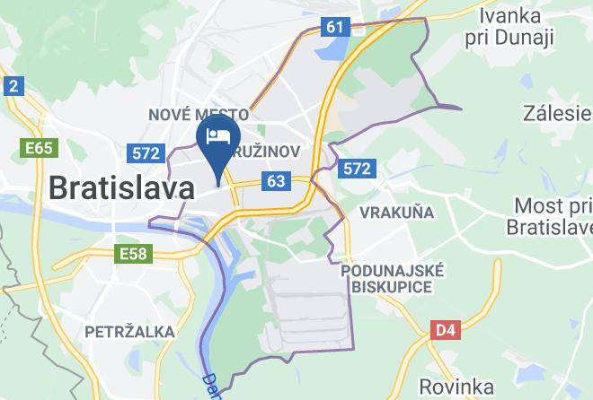 Bratislava Ruzinov - Hotel Astra Maps