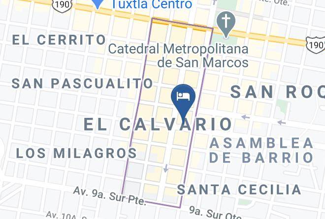 Tuxtla Gutierrez - Hotel Astral Maps