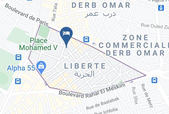 Casablanca - Hotel Astrid Maps