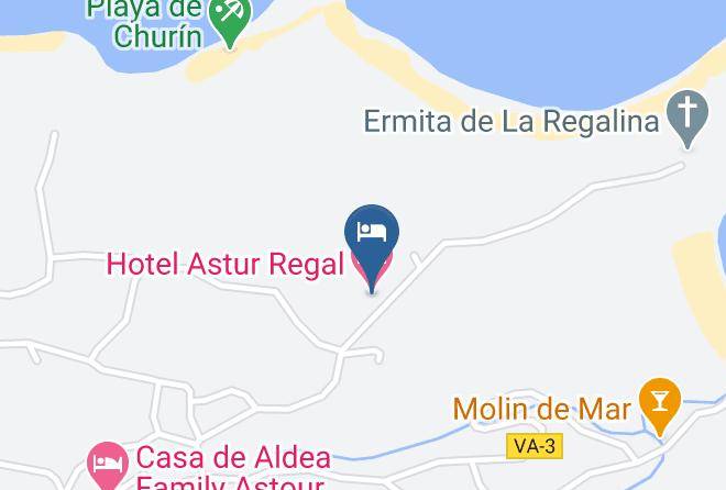 Asturias - Hotel Astur Regal Maps