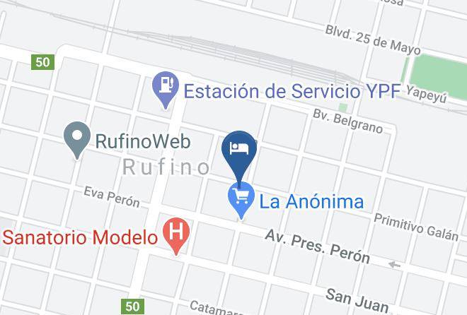 Melincue - Hotel Astur Rufino Maps