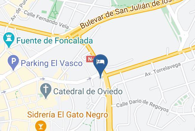 Asturias - Hotel Astures Maps