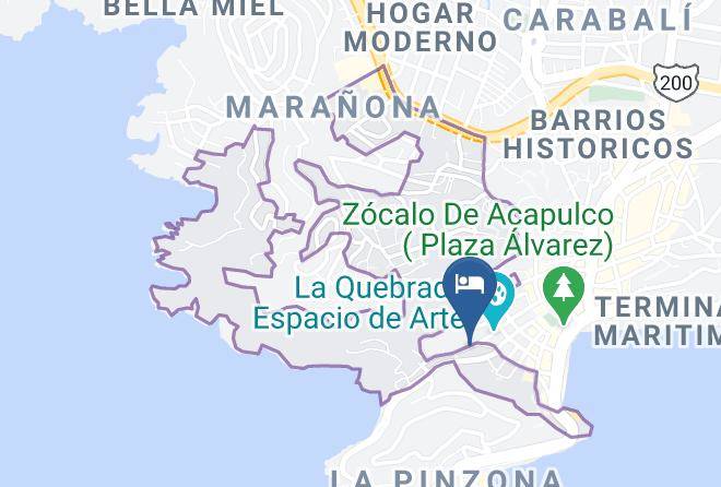 Acapulco De Juarez - Hotel Asturias Maps