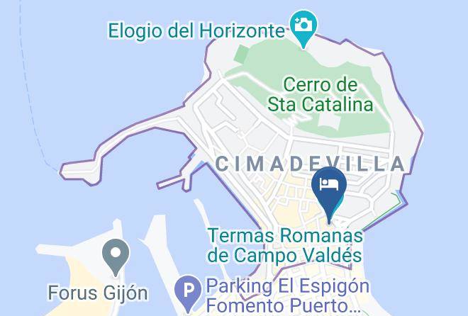 Asturias - Hotel Asturias Maps