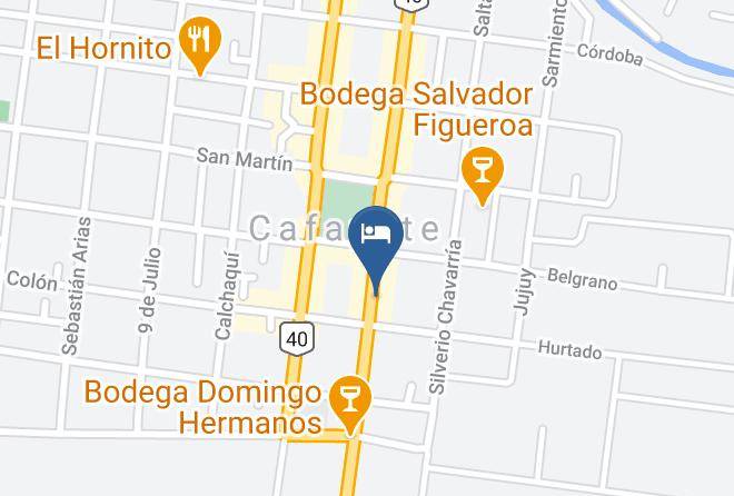 Cafayate - Hotel Asturias Maps