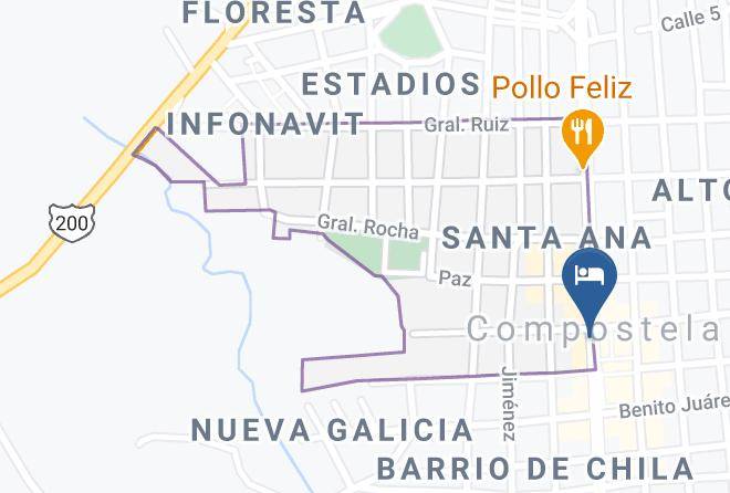 Compostela - Hotel Asturias Maps