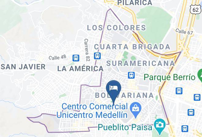 Hotel Asturias Medellin Map