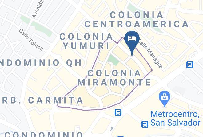 San Salvador - Hotel Asturias Maps