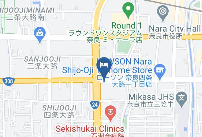 Nara City - Hotel Asyl Nara Annex Maps
