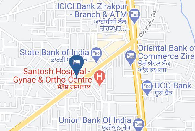Zirakpur - Hotel At Inn Maps