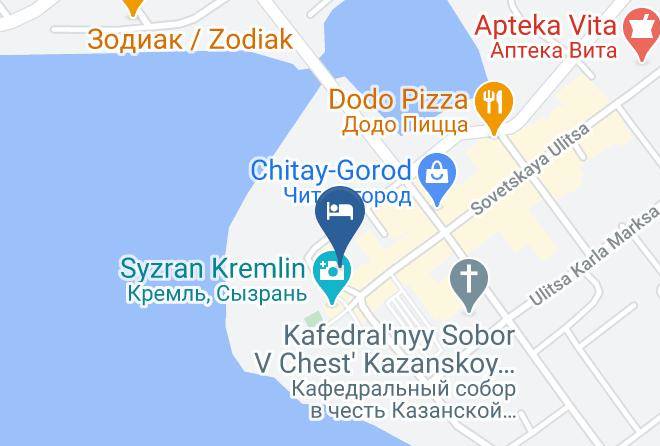 Syzran - Hotel At The Kremlin Maps