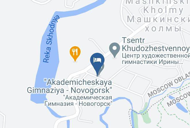 Khimki - Hotel At The Rhythmic Gymnastics Center Irina Viner Usmanova Maps