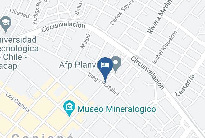 Copiapo Province - Hotel Atacama Suites Maps