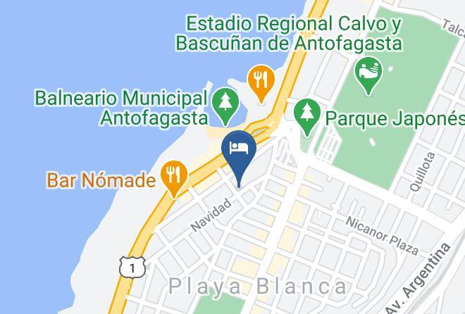 Antofagasta Province - Hotel Atalaia Maps