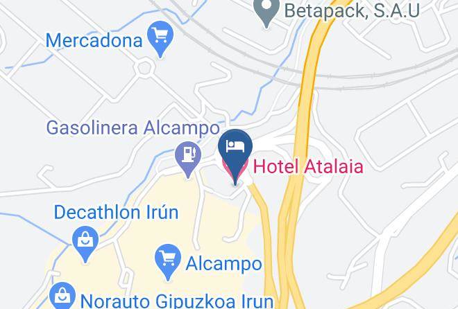 Gipuzkoa - Hotel Atalaia Maps