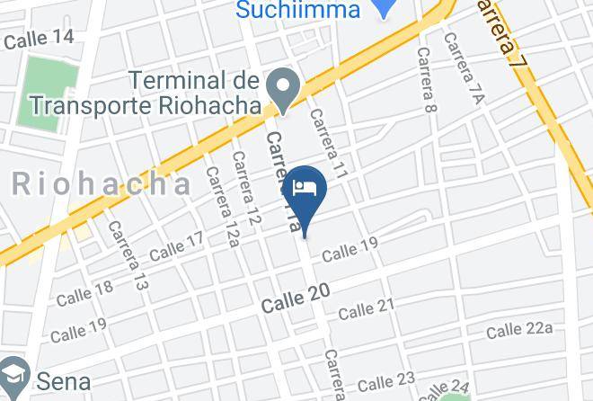Riohacha - Hotel Atardecer Guajiro Maps