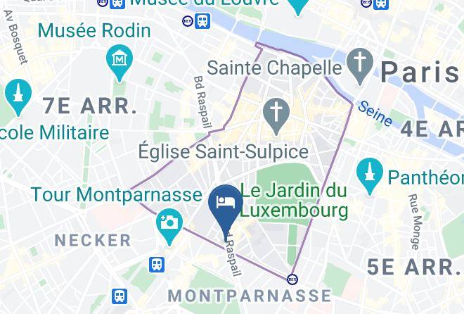 Hotel Atelier Vavin Map