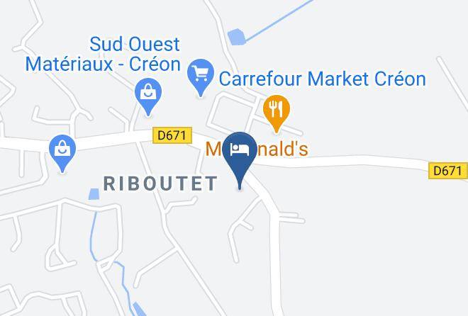 Gironde - Hotel Atena Bordeaux Creon Maps
