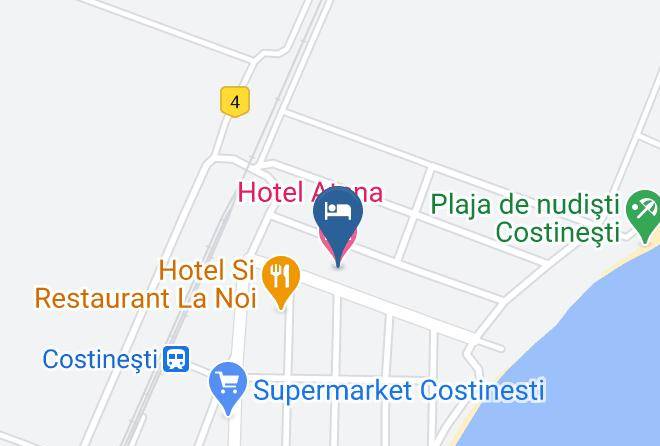 Costinesti - Hotel Atena Maps