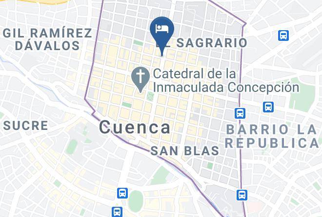 Cuenca - Hotel Atenas Maps