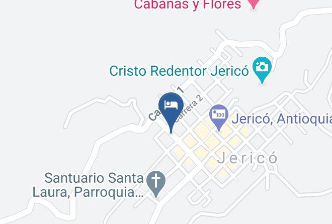 Hotel Atenas Jerico Map