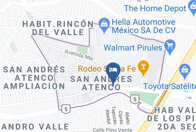 Tlalnepantla De Baz - Hotel Atenco Maps