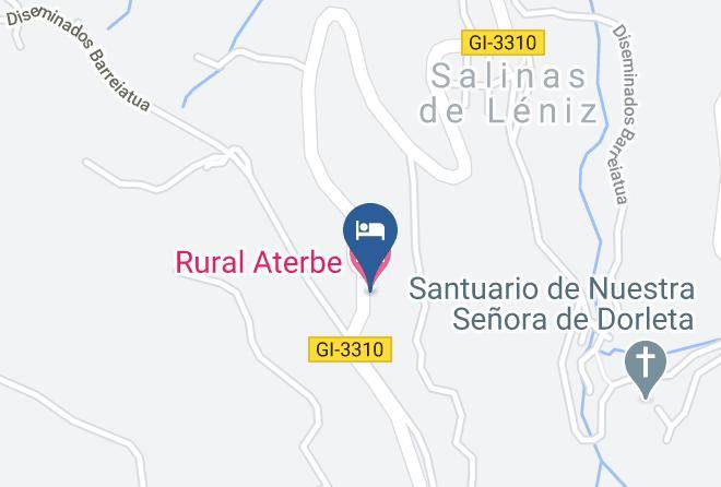 Gipuzkoa - Hotel Aterbe Maps