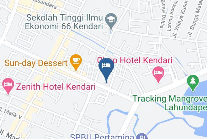 Kendari - Hotel Athaya Maps