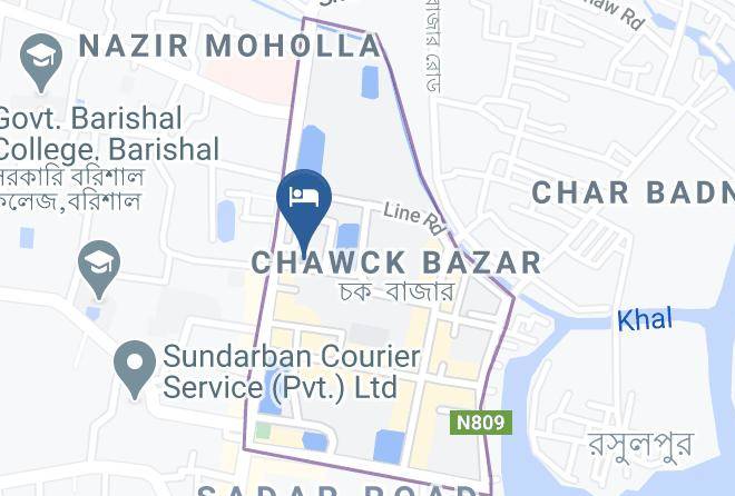 Barisal - Hotel Athena International Maps