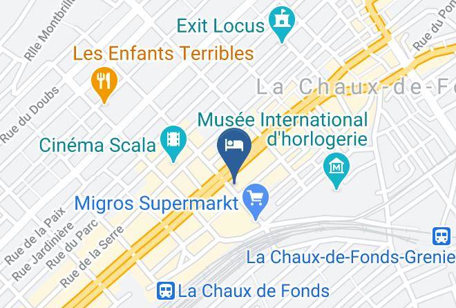 La Chaux De Fonds District - Hotel Athmos Maps